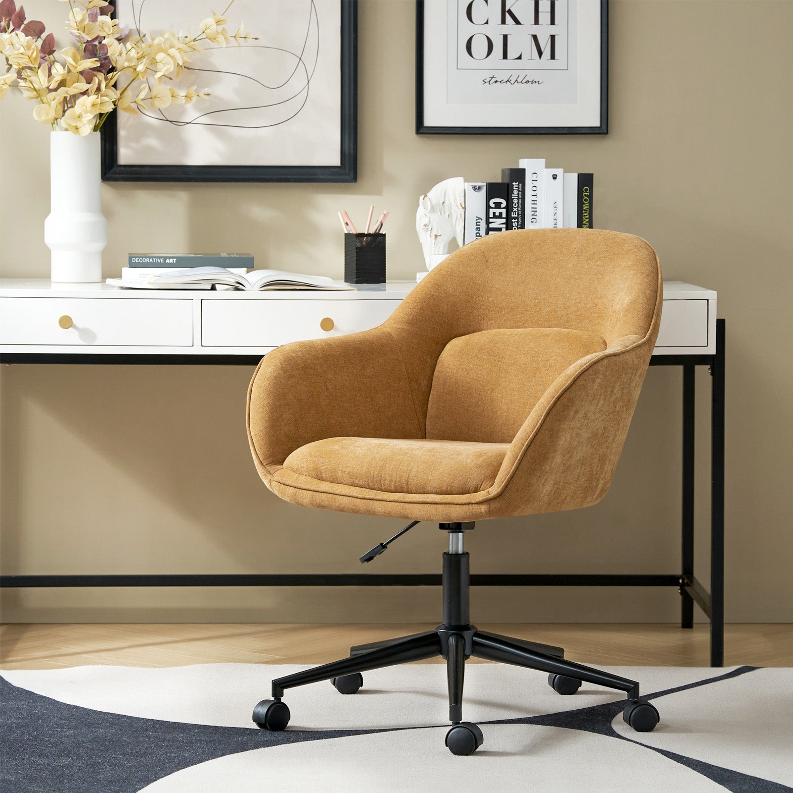 Margarita Modern Cozy Adjustable Height Office Chair