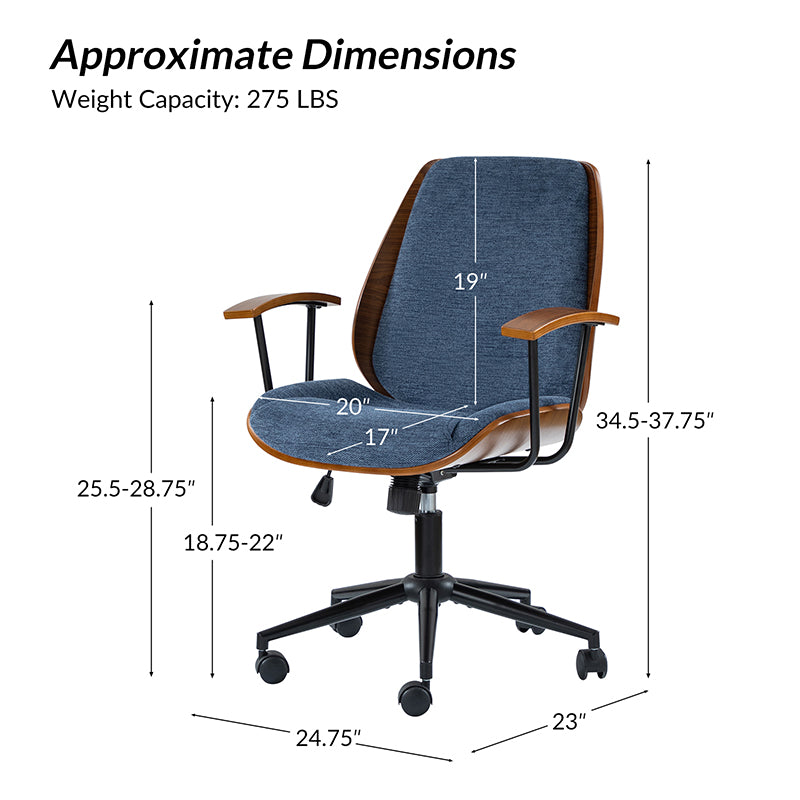 Alina Versatile Adjustable Height Office Chair