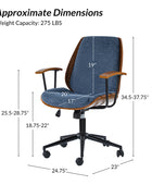 Alina Versatile Adjustable Height Office Chair