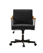 Aurora Solid Wood Armrests Office Chair