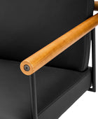 Aurora Solid Wood Armrests Office Chair