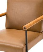 Aurora Solid Wood Armrests Office Chair