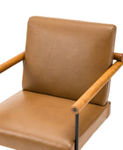 Aurora Solid Wood Armrests Office Chair