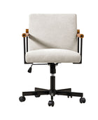 Aurora Solid Wood Armrests Office Chair