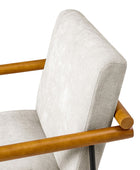 Aurora Solid Wood Armrests Office Chair