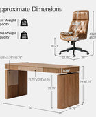 Baggio 5-Piece  Modern Adjustable Office Sets
