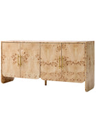 Contemporary Burl Veneer Cabinet for Stylish Living