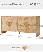 Contemporary Burl Veneer Cabinet for Stylish Living