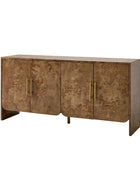 Contemporary Burl Veneer Cabinet for Stylish Living