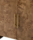 Contemporary Burl Veneer Cabinet for Stylish Living