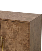 Contemporary Burl Veneer Cabinet for Stylish Living