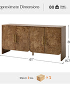 Contemporary Burl Veneer Cabinet for Stylish Living