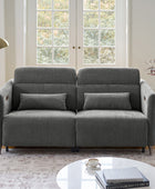 Benito Modern Power Reclining Sofa with Power Headrest