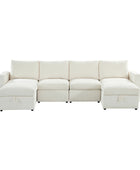 Martin Versatile Modular Comfortable Sectional Sofa with Hidden Storage