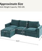 Martin Versatile Modular Comfortable Sectional Sofa with Hidden Storage