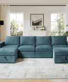 Martin Versatile Modular Comfortable Sectional Sofa with Hidden Storage