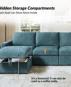 Martin Versatile Modular Comfortable Sectional Sofa with Hidden Storage