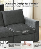 Martin Versatile Modular Comfortable Sectional Sofa with Hidden Storage