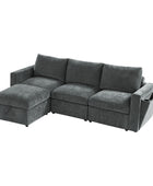 Martin Versatile Modular Comfortable Sectional Sofa with Hidden Storage