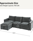 Martin Versatile Modular Comfortable Sectional Sofa with Hidden Storage