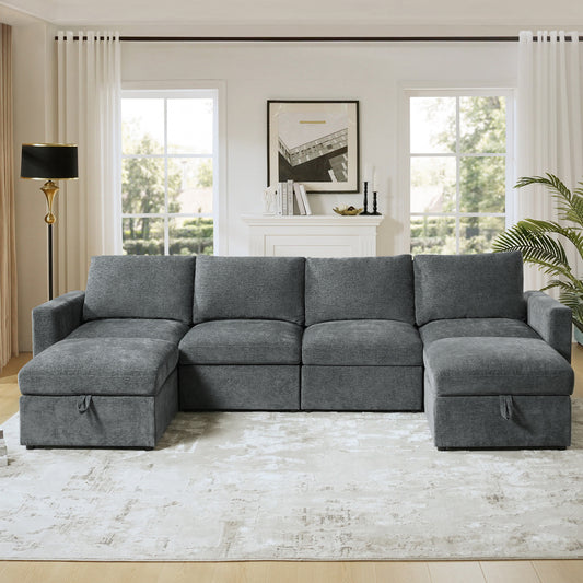 Martin Versatile Modular Comfortable Sectional Sofa with Hidden Storage