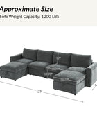 Martin Versatile Modular Comfortable Sectional Sofa with Hidden Storage