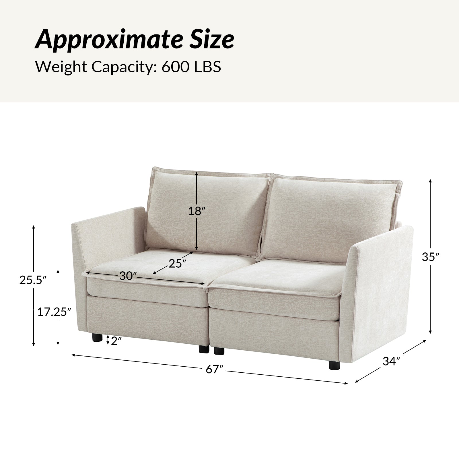 Victoria Oversized Soft Sectional Sofa with Storage