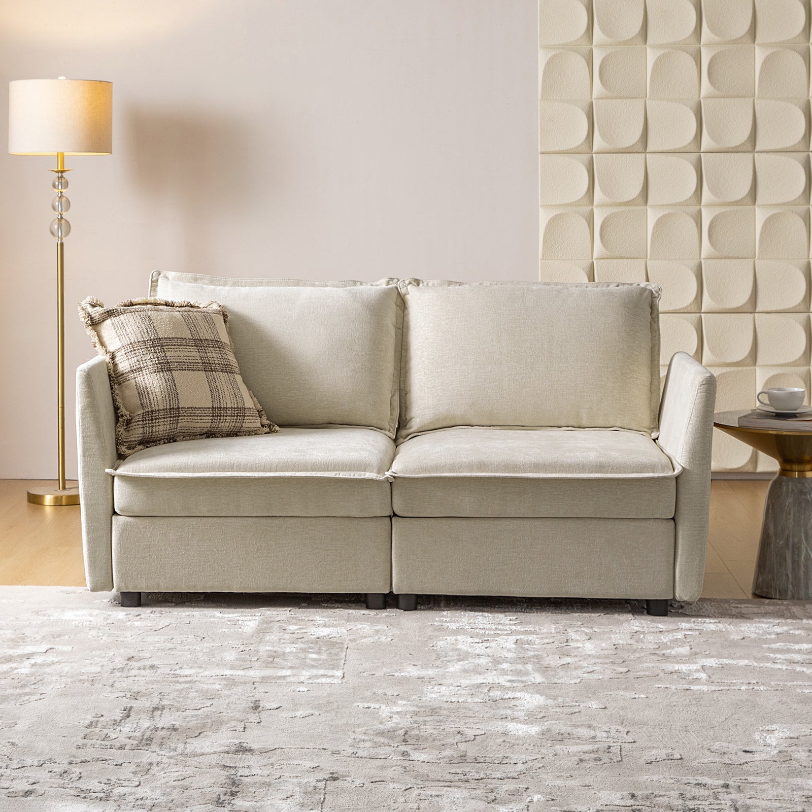 Victoria Oversized Soft Sectional Sofa with Storage