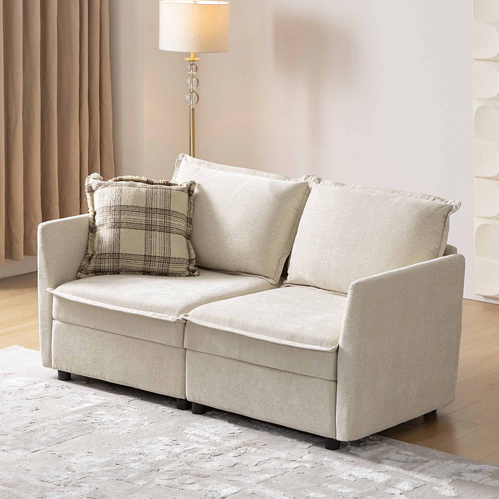 Victoria Oversized Soft Sectional Sofa with Storage