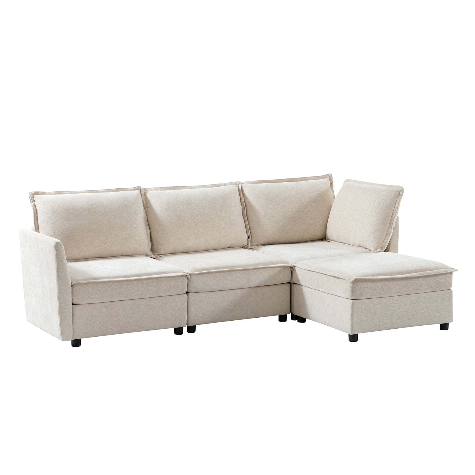 Victoria Oversized Soft Sectional Sofa with Storage