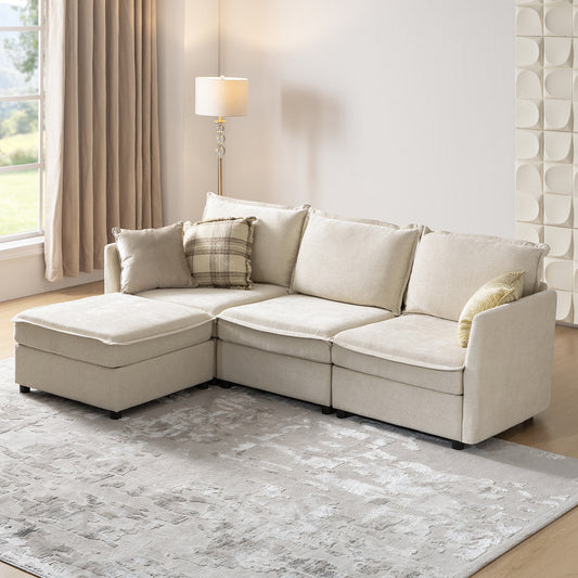 Victoria Oversized Soft Sectional Sofa with Storage