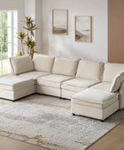 Victoria Oversized Soft Sectional Sofa with Storage