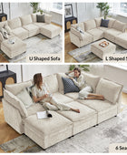 Victoria Oversized Soft Sectional Sofa with Storage