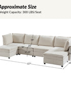 Victoria Oversized Soft Sectional Sofa with Storage