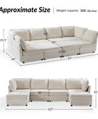 Victoria Oversized Soft Sectional Sofa with Storage