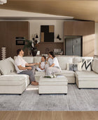Oversized Soft Sectional Couch with Storage