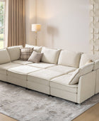 Victoria Oversized Soft Sectional Sofa with Storage