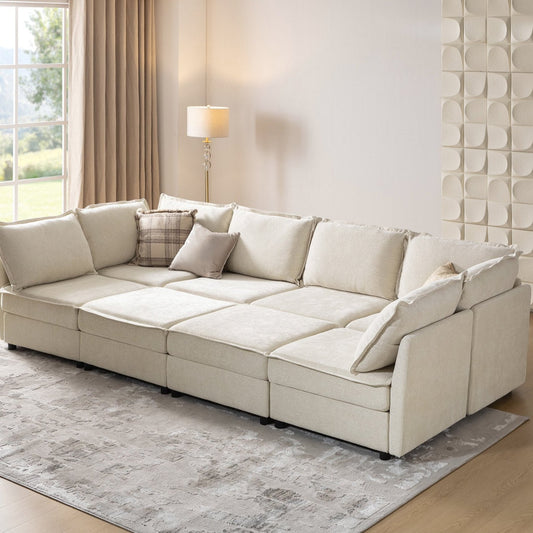 Victoria Oversized Soft Sectional Sofa with Storage