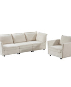 Victoria Oversized Soft Sectional Sofa with Storage