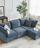 Victoria Oversized Soft Sectional Sofa with Storage