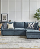 Victoria Oversized Soft Sectional Sofa with Storage