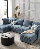 Victoria Oversized Soft Sectional Sofa with Storage