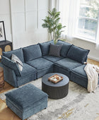 Oversized Soft Sectional Couch with Storage