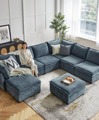 Victoria 8-Seater Soft Sectional Sofa with Storage