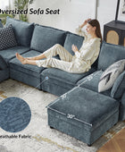 Victoria 8-Seater Soft Sectional Sofa with Storage