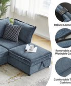 Victoria 8-Seater Soft Sectional Sofa with Storage