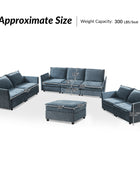 Victoria Oversized Soft Sectional Sofa with Storage