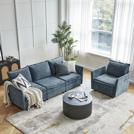 Victoria Oversized Soft Sectional Sofa with Storage