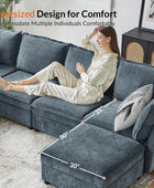 Victoria Oversized Soft Sectional Sofa with Storage