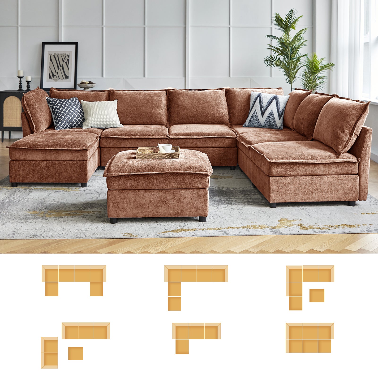 Accessories for Harmetrix Oversized Soft Sectional Couch